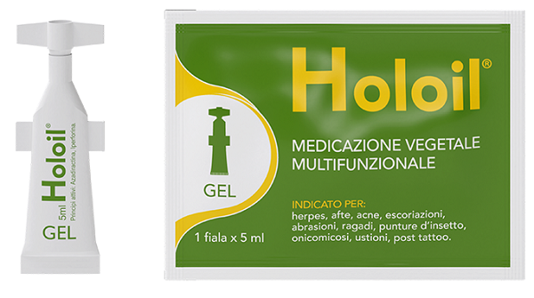 HOLOIL MONODOSE GEL TERMOSOFFIATA 1 FIALA 5ML - Farmacia Puddu Baire S.r.l.