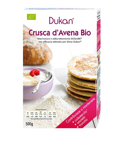 DUKAN CRUSCA AVENA BIO 500 G - Farmacia Puddu Baire S.r.l.