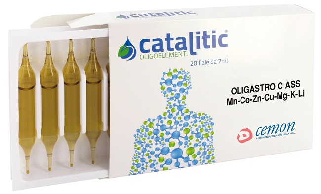 CATALITIC OLIGOELEMENTI OLIGATRO MN-CO-ZN-CU-MG-K-LI 20 AMPOLLE - Farmacia Puddu Baire S.r.l.