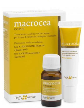 MACROCEA COMBI SOLUZIONE 5 ML + CREMA 8 ML - Farmacia Puddu Baire S.r.l.