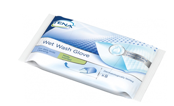TENA WET WASH GLOVE GUANTO DETERGENTE UMIDIFICATO 8 PEZZI - Farmacia Puddu Baire S.r.l.