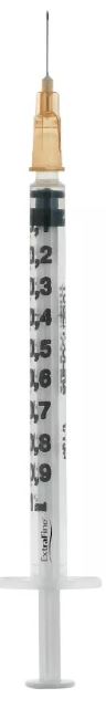 SIRINGA PER INSULINA EXTRAFINE TUB 1ML 100 UI AGO REMOVIBILE 26 GAUGE 0,45X12 MM 1 PEZZO - Farmacia Puddu Baire S.r.l.