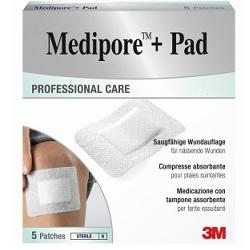 MEDICAZIONE MEDIPORE+PAD 10X15CM 5PEZZI - Farmacia Puddu Baire S.r.l.