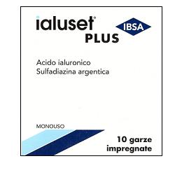 GARZA MEDICATA IALUSET 10X10 CM 10 PEZZI - Farmacia Puddu Baire S.r.l.