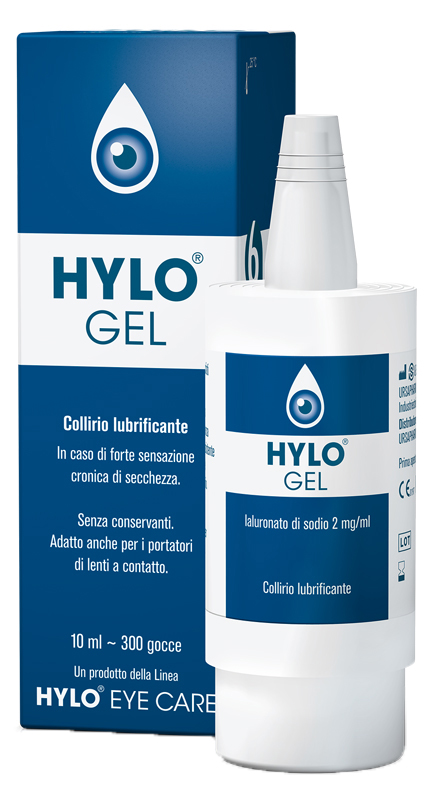 HYLO-GEL COLLIRIO LUBRIFICANTE ACIDO IALURONICO 0,2% 10 ML - Farmacia Puddu Baire S.r.l.