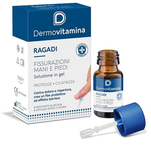 DERMOVITAMINA RAGADI GEL MANI E PIEDI 7 ML - Farmacia Puddu Baire S.r.l.