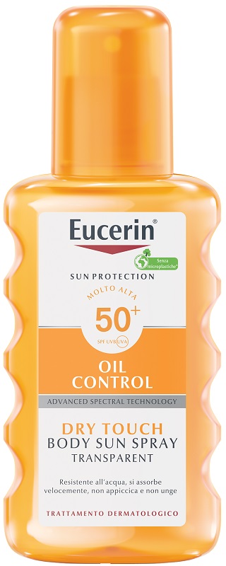 EUCERIN SUN SPRAY TRANSPARENT SPF50 200 ML - Farmacia Puddu Baire S.r.l.
