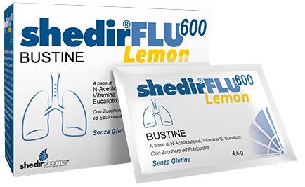 SHEDIRFLU 600 LEMON 20 BUSTINE - Farmacia Puddu Baire S.r.l.