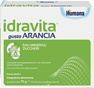 IDRAVITA GUSTO ARANCIA 12 BUSTINE DA 6,25 G - Farmacia Puddu Baire S.r.l.