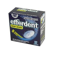 EFFERDENT PULIZIA DENTIERE 90 COMPRESSE EFFERVESCENTI - Farmacia Puddu Baire S.r.l.