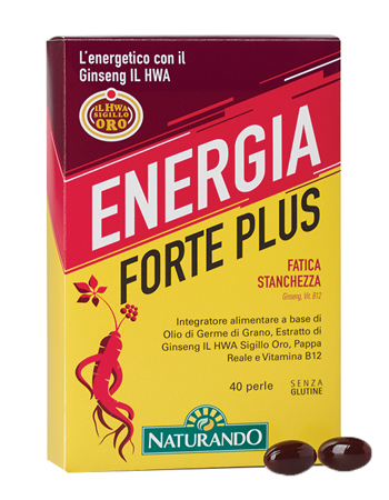ENERGIA FORTE PLUS 40 PERLE - Farmacia Puddu Baire S.r.l.
