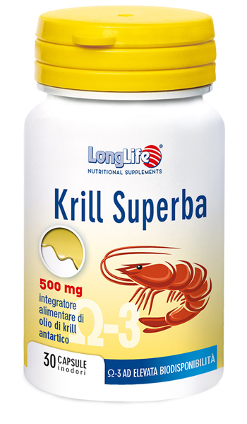 LONGLIFE KRILL SUPERBA 30 CAPSULE - Farmacia Puddu Baire S.r.l.