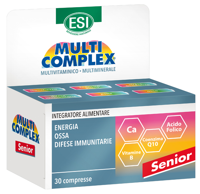 ESI MULTICOMPLEX SENIOR 30 COMPRESSE - Farmacia Puddu Baire S.r.l.