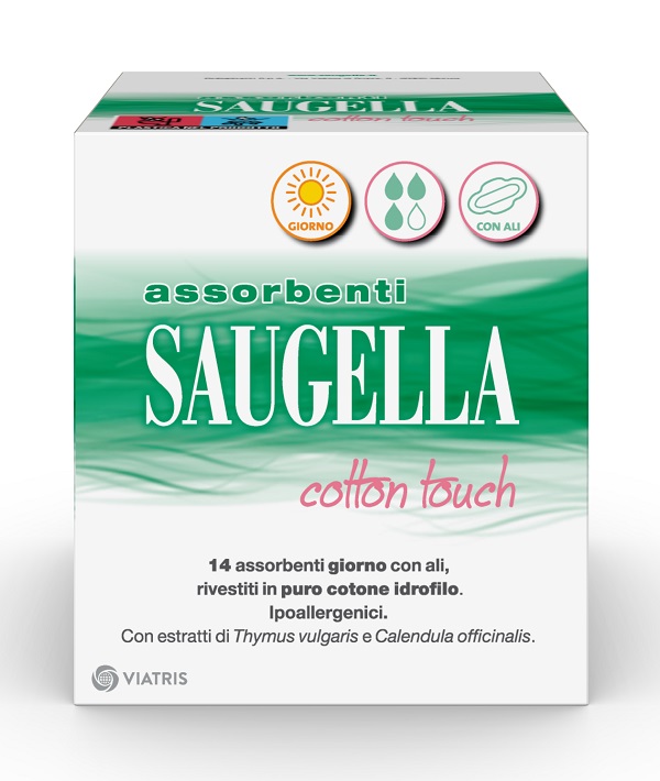 SAUGELLA COTTON TOUCH ASSORBENTI GIORNO 14 PEZZI TAGLIO PREZZO - Farmacia Puddu Baire S.r.l.
