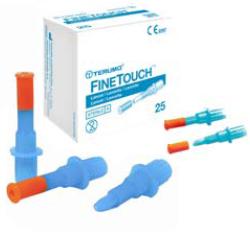 LANCETTE PUNGIDITO FINETOUCH 23 GAUGE 25 PEZZI - Farmacia Puddu Baire S.r.l.