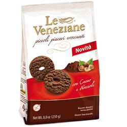 LE VENEZIANE BISCOTTI CACAO/NOCCIOLA 250 G - Farmacia Puddu Baire S.r.l.