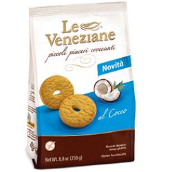 LE VENEZIANE BISCOTTI COCCO 250 G - Farmacia Puddu Baire S.r.l.