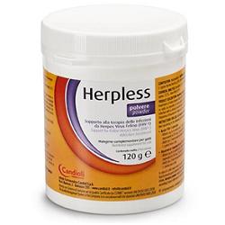 HERPLESS POLVERE BARATTOLO 120 G CON MISURINO - Farmacia Puddu Baire S.r.l.