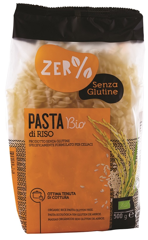 ZERO% GLUTINE PASTA RISO FUSILLI SENZA GLUTINE BIO 500 G - Farmacia Puddu Baire S.r.l.