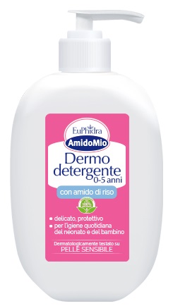EUPHIDRA AMIDOMIO DERMODETERGENTE 0/5 ANNI 400 ML - Farmacia Puddu Baire S.r.l.