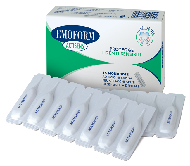 EMOFORM ACTISENS GEL 15 FIALE DA 2 ML - Farmacia Puddu Baire S.r.l.