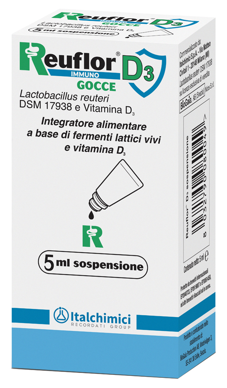 REUFLOR D3 GOCCE 5 ML - Farmacia Puddu Baire S.r.l.