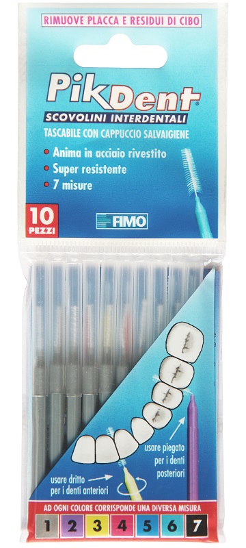 PIKDENT STUZZICOLINO 1 GRIGIO 10 PEZZI - Farmacia Puddu Baire S.r.l.