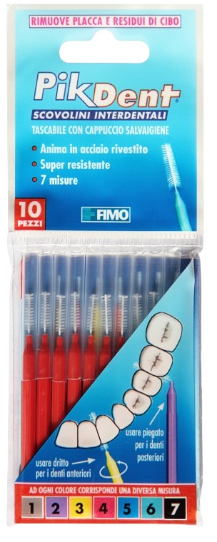 PIKDENT STUZZICOLINO 4 RO 10PZ - Farmacia Puddu Baire S.r.l.