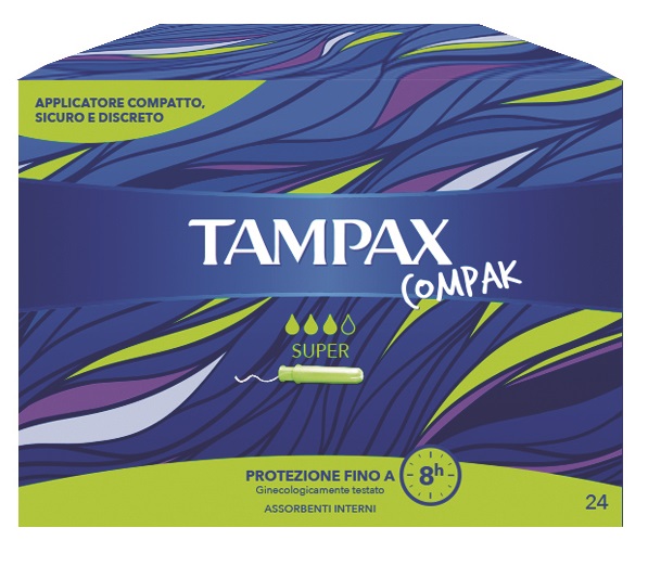 TAMPAX COMPAK SUPER 24 PEZZI - Farmacia Puddu Baire S.r.l.