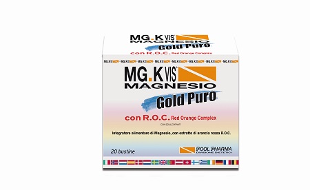 MGK VIS MAGNESIO GOLD PURO 20 BUSTE - Farmacia Puddu Baire S.r.l.