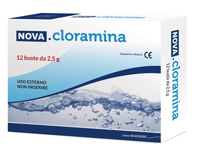 NOVA CLORAMINA 12 BUSTE 2,5 G - Farmacia Puddu Baire S.r.l.