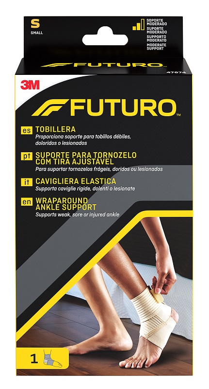 CAVIGLIERA ELASTICA FUTURO SMALL DIMENSIONE 18/20,5CM - Farmacia Puddu Baire S.r.l.