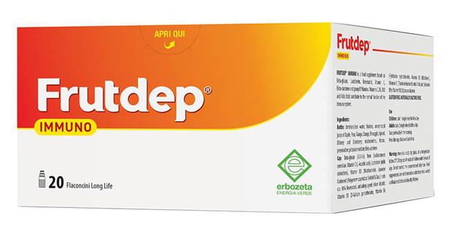 FRUTDEP IMMUNO 20 FLACONCINI 10 ML - Farmacia Puddu Baire S.r.l.