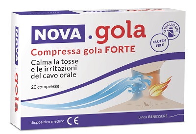 NOVA GOLA COMPRESSA GOLA FORTE 20 COMPRESSE - Farmacia Puddu Baire S.r.l.