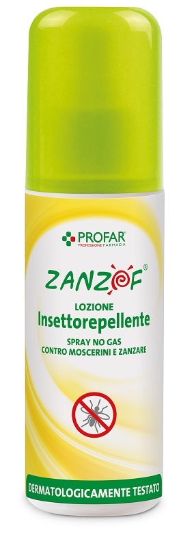 ZANZOF LOZIONE INSETTOREPELLENTE SPRAY DEET 9% 100 ML PROFAR - Farmacia Puddu Baire S.r.l.