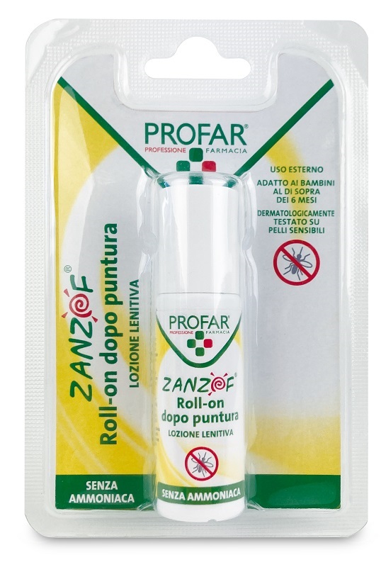 ZANZOF LOZIONE POST PUNTURA SENZA AMMONIACA ROLL-ON 20 ML PROFAR - Farmacia Puddu Baire S.r.l.