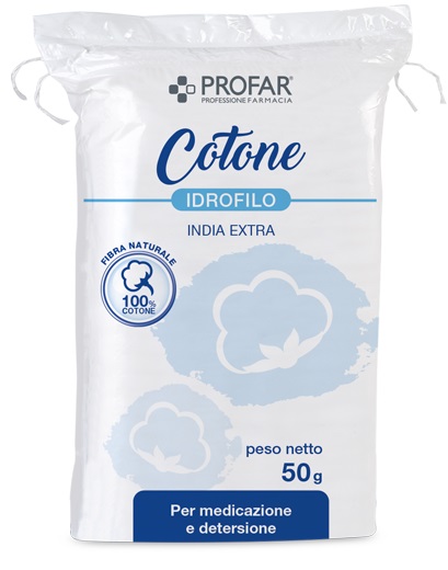 COTONE IDROFILO PROFAR INDIA EXTRA 50G - Farmacia Puddu Baire S.r.l.