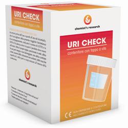 CONTENITORE URINE CON TAPPO A VITE URI CHECK DA 100ML - Farmacia Puddu Baire S.r.l.