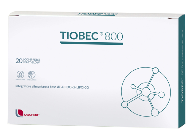 TIOBEC 800 20 COMPRESSE FAST-SLOW 36 G - Farmacia Puddu Baire S.r.l.