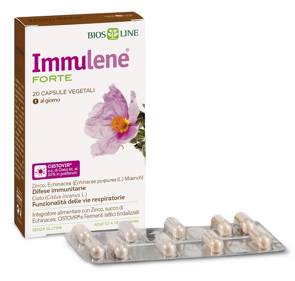 BIOSLINE IMMULENE FORTE 20 CAPSULE - Farmacia Puddu Baire S.r.l.