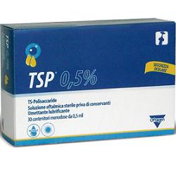 TSP 0,5% SOLUZIONE OFTALMICA UMETTANTE LUBRIFICANTE 30 FLACONCINI MONODOSE 0,5 ML - Farmacia Puddu Baire S.r.l.