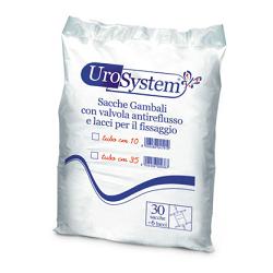 SACCA DI DRENAGGIO DA GAMBA PER INCONTINENZA UROSYSTEM TUBO 35 CM 30 PEZZI - Farmacia Puddu Baire S.r.l.