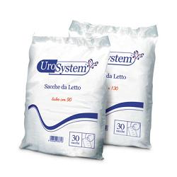 SACCA DI DRENAGGIO DA LETTO PER INCONTINENZA UROSYSTEM TUBO 130 CM SENZA SCARICO 30 PEZZI - Farmacia Puddu Baire S.r.l.