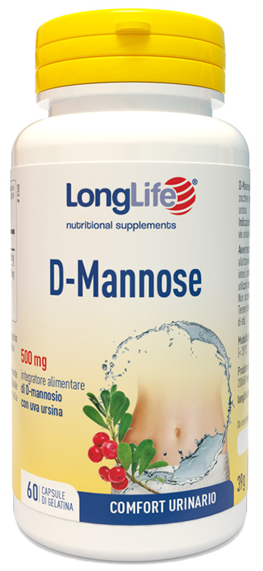 LONGLIFE D-MANNOSE 60 CAPSULE - Farmacia Puddu Baire S.r.l.
