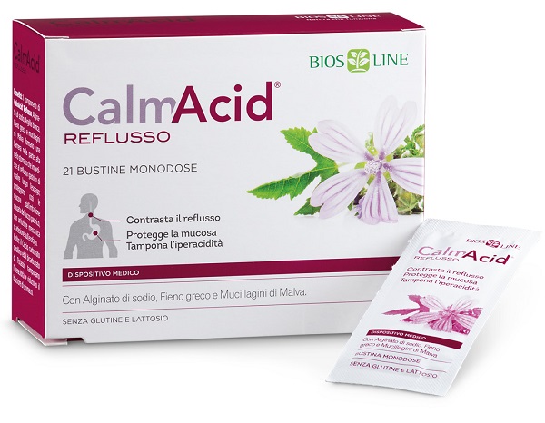 BIOSLINE CALMACID REFLUSSO 21 BUSTINE MONODOSE - Farmacia Puddu Baire S.r.l.