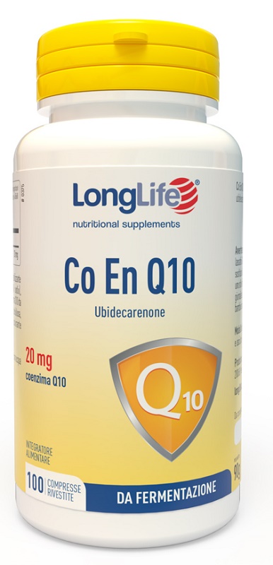 LONGLIFE CO EN Q10 20MG 100 COMPRESSE - Farmacia Puddu Baire S.r.l.
