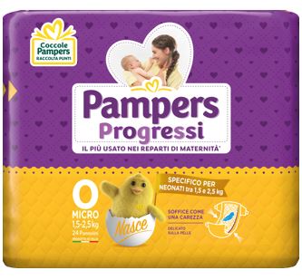 PAMPERS MICRO PANNOLINI PER BAMBINI 24 PEZZI - Farmacia Puddu Baire S.r.l.