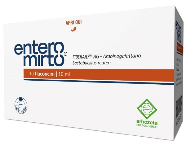 ENTERO MIRTO 10 FLACONCINI DA 10 ML - Farmacia Puddu Baire S.r.l.