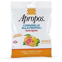 APROPOS CARAMELLE ALLA PROPOLI GUSTO AGRUMI 50 G - Farmacia Puddu Baire S.r.l.