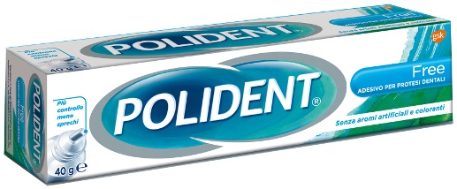 POLIDENT FREE ADESIVO PER PROTESI DENTARIA 40 G - Farmacia Puddu Baire S.r.l.